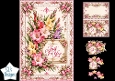 Elegant Multicolor Floral Just for You Lace Topper for Cards