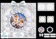 Elegant Angels with Lantern Merry Christmas Snowflake Topper