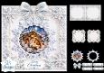 Elegant Nativity Scene Merry Christmas Snowflake Topper