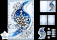 Elegant Christmas Tree & Presents Merry Christmas Winter Topper