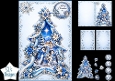 Penguin Family Christmas Tree Card Kit – Frosty Winter Topper