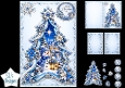 Snowman Lantern Christmas Tree Card Kit – Frosty Winter Village Topper