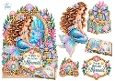 Mermaid Castle Birthday Card Kit – Magical Underwater Topper