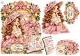 Fashion Boutique Birthday Card Kit – Elegant Pink Couture Topper