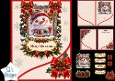 Snowman Rustic Christmas Frame Card Kit – Cute Winter Topper
