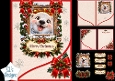 White Bear Rustic Christmas Window Card Kit – Cute Festive Topper