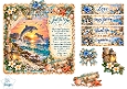 Romantic Dolphin Sunset Card Kit with Coastal Nautical Sentiments & Embellishments