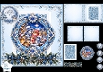 Luxury Blue Christmas bird