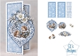 Cute Winter Hedgehogs Christmas Ornament Card Kit