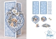 Cute Christmas Puppy Ornament Card Kit with Winter Gifts
