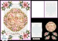 1st Birthday Girl Teddy Bear Floral