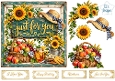 Rustic Sunflower Garden Frame Topper Kit