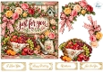 Rustic Rose Garden Frame Topper Kit
