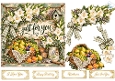Rustic White Gladiolus Garden Frame Topper Kit