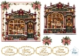 Victorian Christmas Bookshop Decoupage Topper Kit