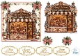 Luxury Christmas Chocolate & Sweet Shop Decoupage Topper Kit