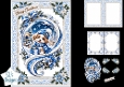 Cute Christmas Puppy Snow Globe Card
