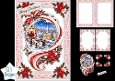 Elegant Winter Church Snow Globe Christmas Card