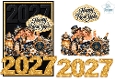 Happy New Year 2027 Romantic Celebration Couple