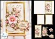 Pink Blossom Birthday Decoupage Card Kit