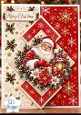 Traditional Santa Claus Diamond Fold Card Topper Kit