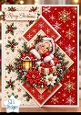 Christmas Mrs Claus Diamond Fold Card Topper Kit