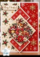 Cute Christmas Reindeer Diamond Fold Card Topper Kit