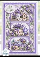 Lavender Garden Treasures Triple Panel Decoupage Card Kit