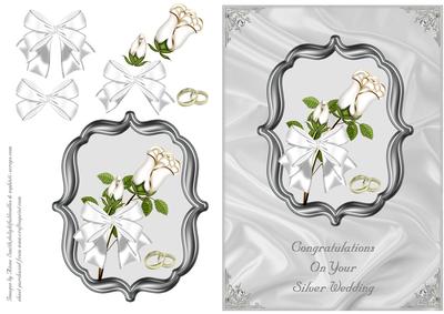 Satin & Roses - Silver Wedding Anniversary
