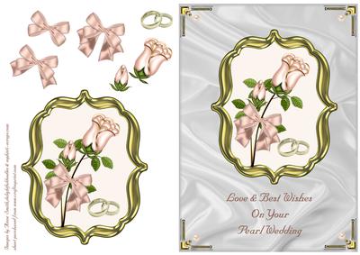 Satin & Roses - Pearl Wedding Anniversary