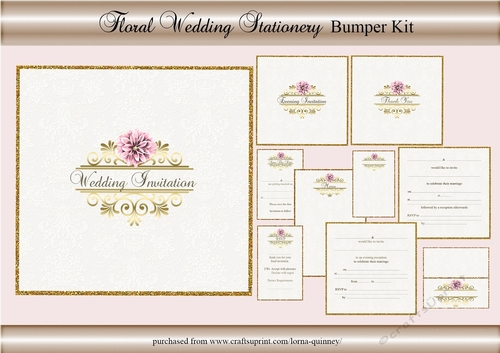 Floral Wedding Stationery Bumper Kit