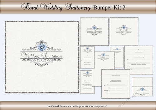 Floral Wedding Stationery Bumper Kit 2