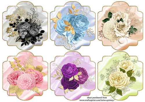 Gold Framed Toppers 2