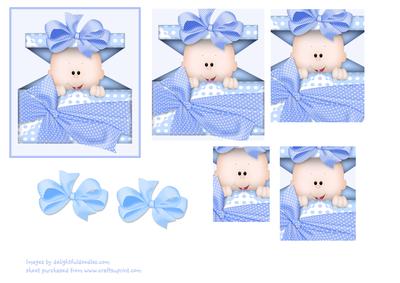 Baby Boy Pyramid Toppers
