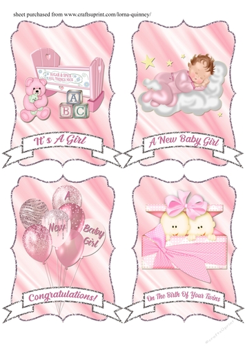 Baby Girl Toppers