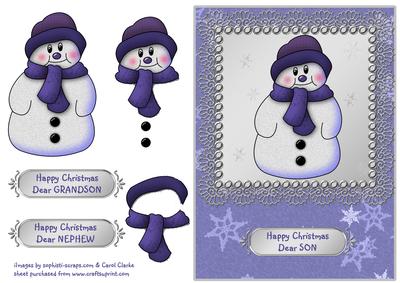 Jolly Snowman - Son, Grandson & Nephew