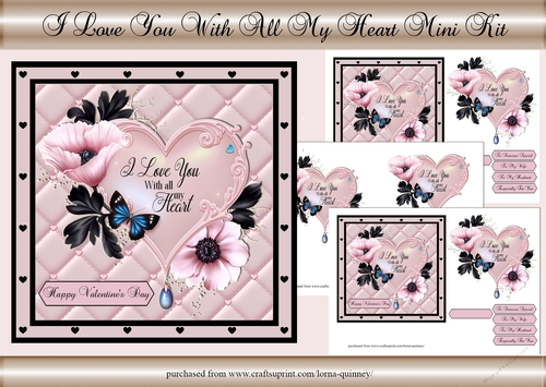 I Love You With All My Heart Mini Kit