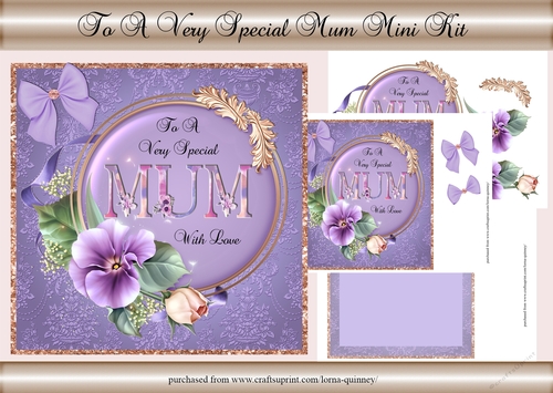 To A Very Special Mum Mini Kit
