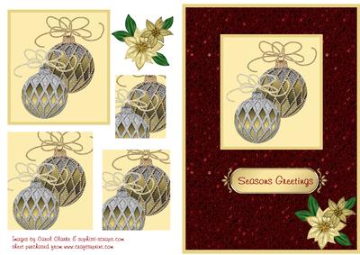 Christmas Baubles - Gold & Silver