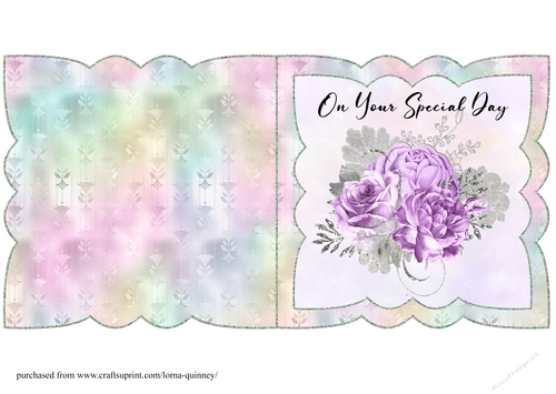Floral Scalloped Card 2