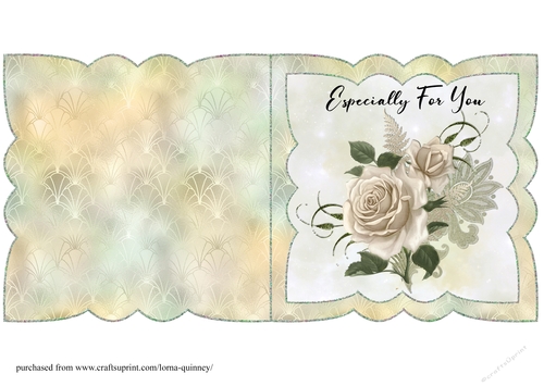 Floral Scalloped Card 3