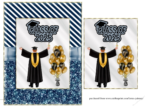 Balloons Graduation Card - Male 2025