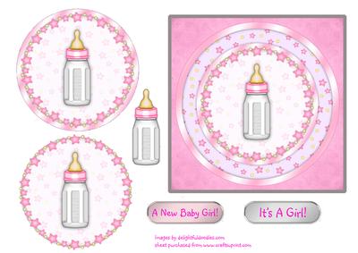 Babys Bottle - Girl