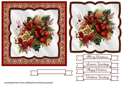 Floral Christmas Cards 8