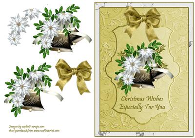 Christmas Bells & Poinsettia