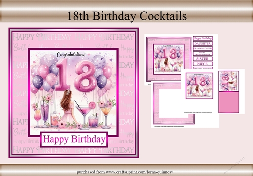 18th Birthday Cocktails