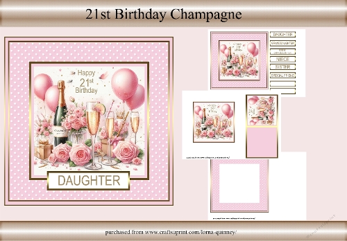 21st Birthday Chamagne