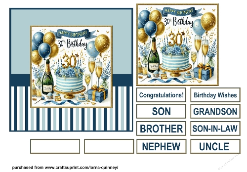 30th Male Celebrations 