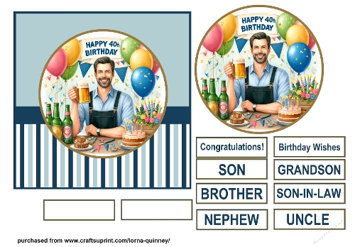 40th Male Celebrations 