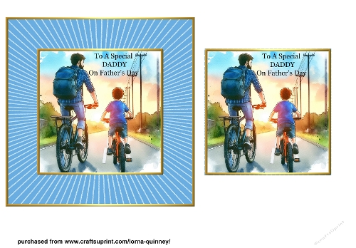 Fathers Day Daddy -  Cycling 2